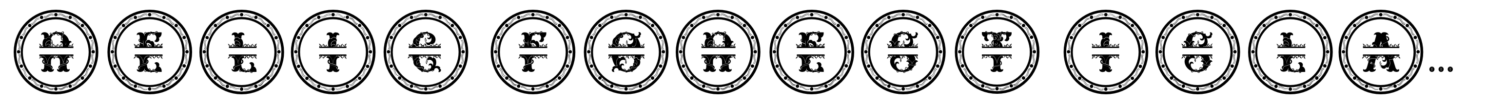 Relic Forest Island 3 Monogram circle
